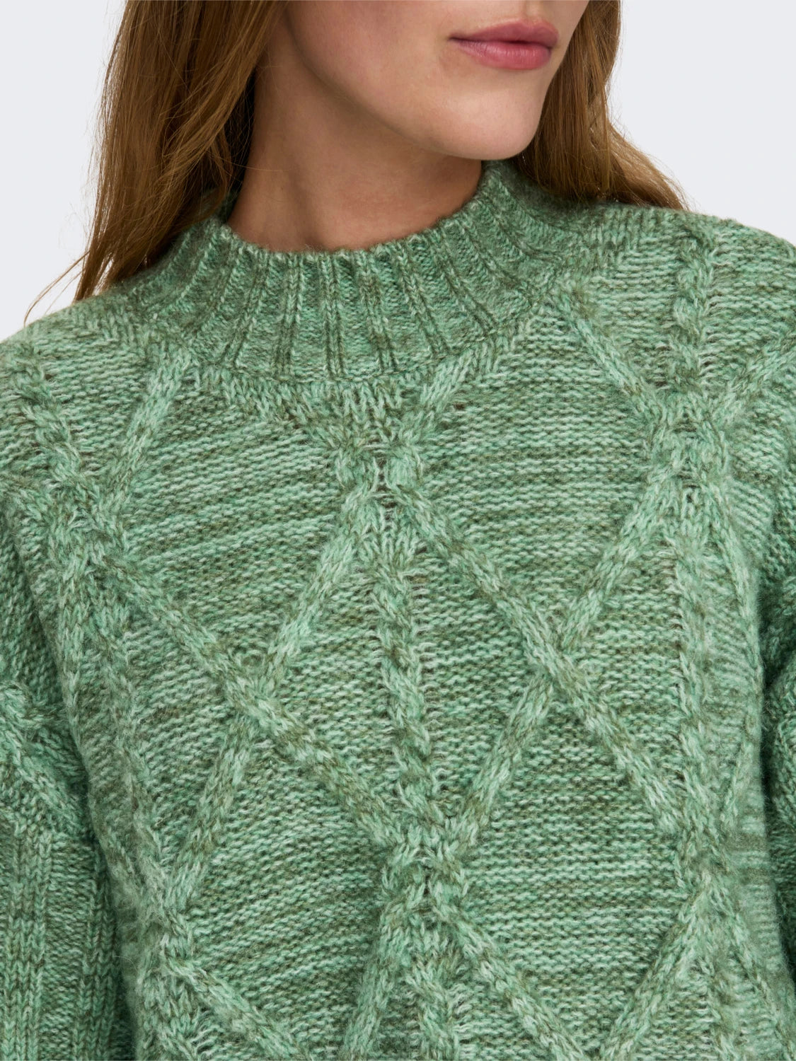 ONLY Sage Green Sage Life Knitted Sweater