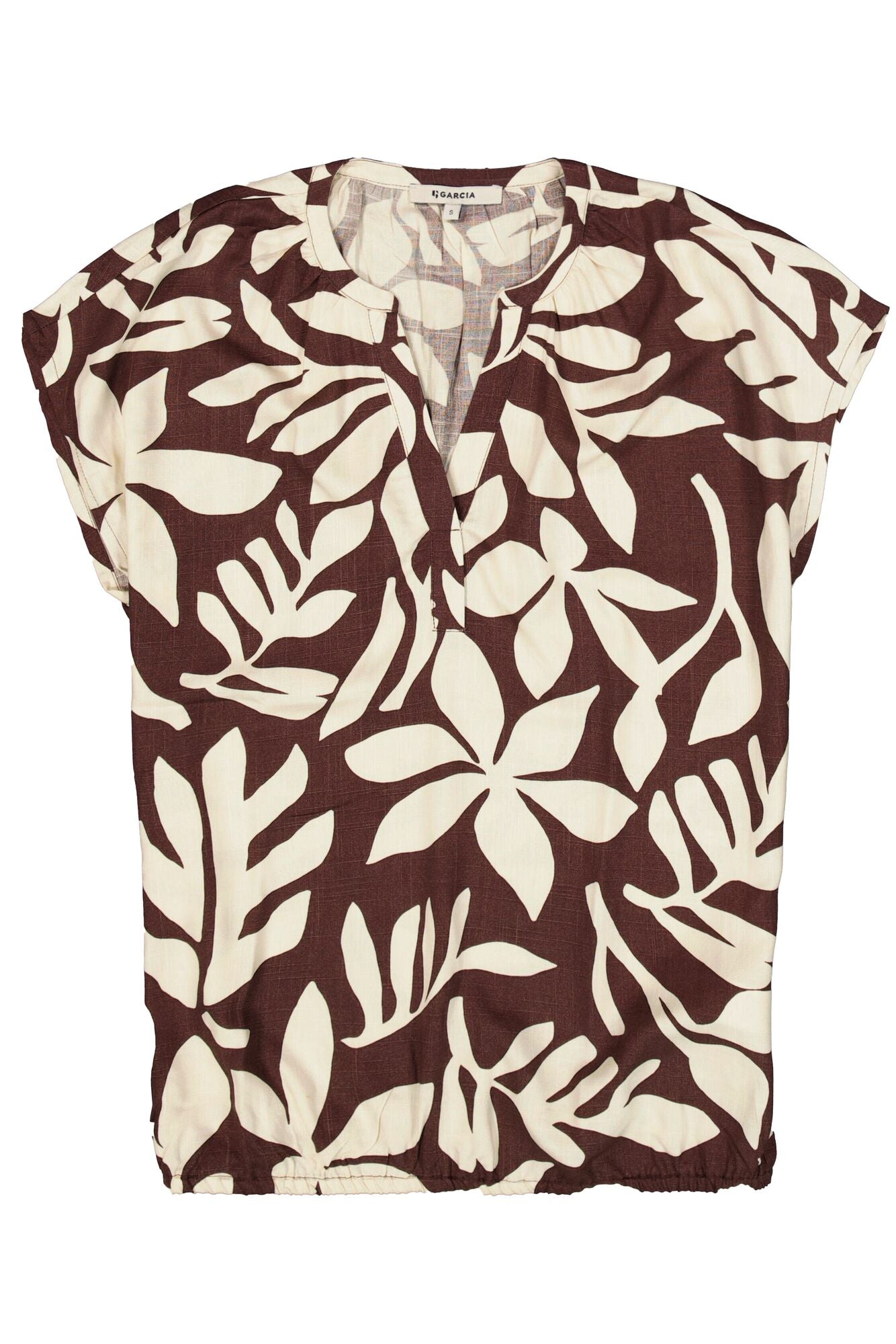 Garcia Gwen Brown Printed Top