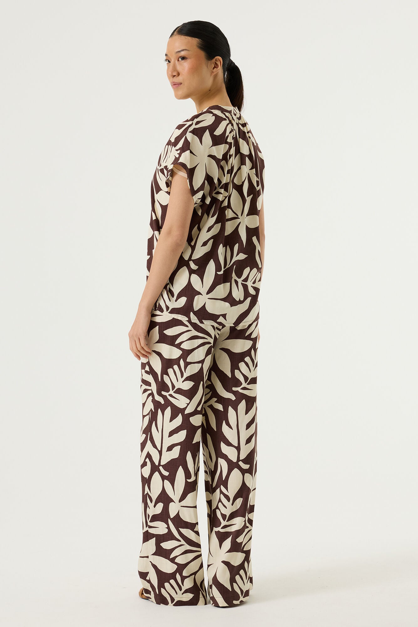 Garcia Gwen Brown Printed Top