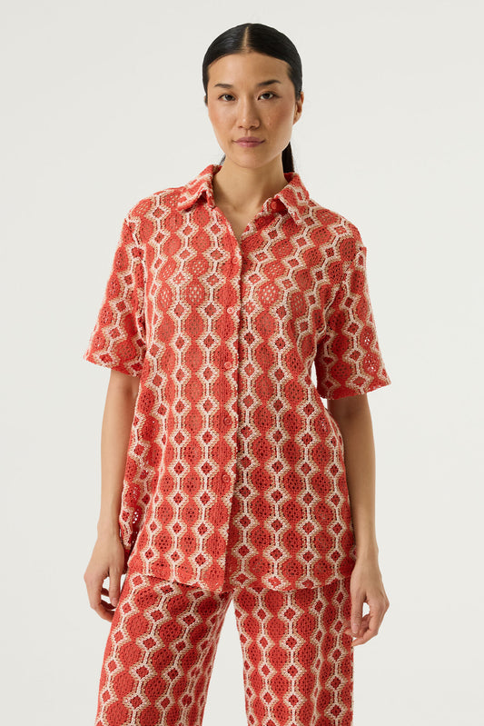 Garcia Paprika Printed Blouse