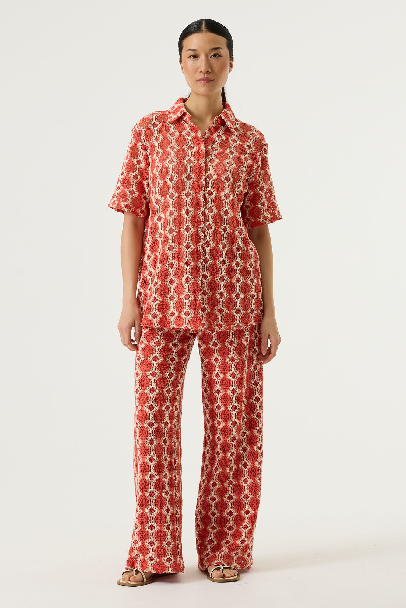 Garcia Paprika Printed Blouse