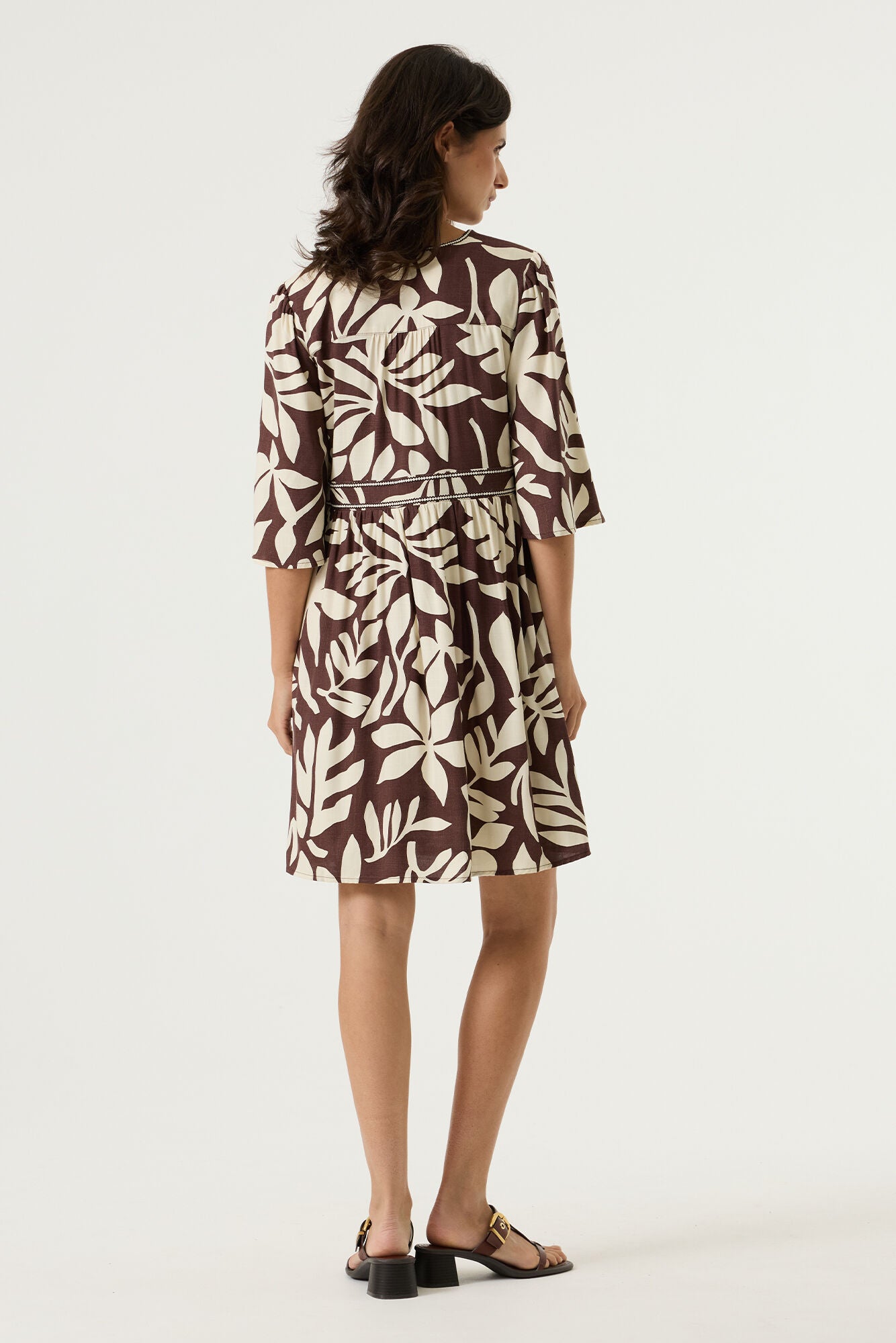 Garcia Brown Printed Dress