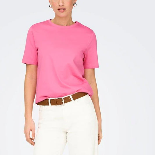 ONLY Sachet Pink Freja Luxe Tee