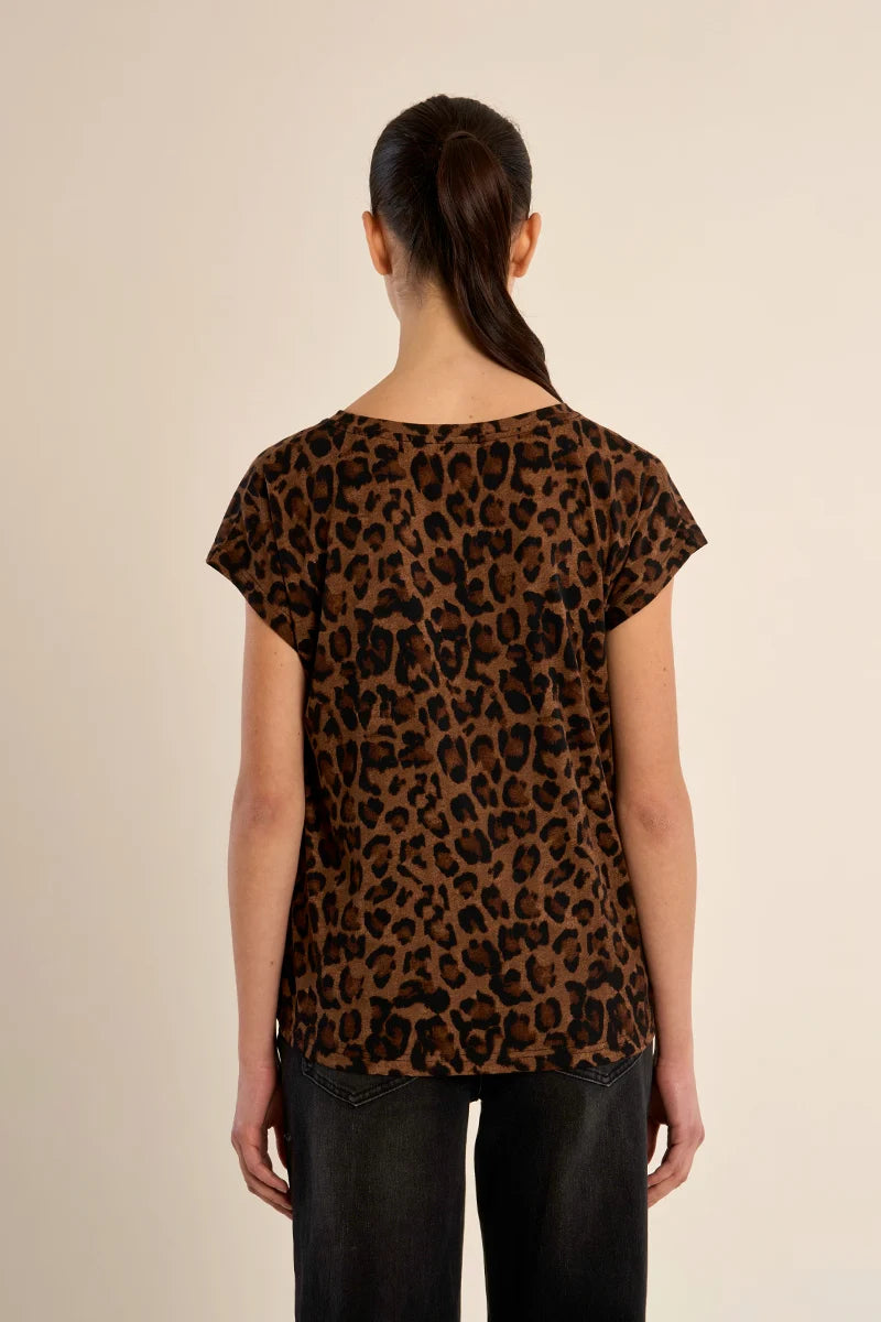 Molly Bracken Talia Leopard T-shirt
