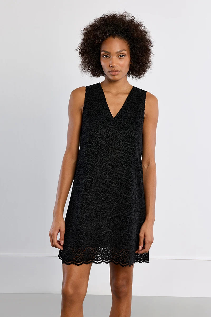Molly Bracken Mara Velvet Mini Dress