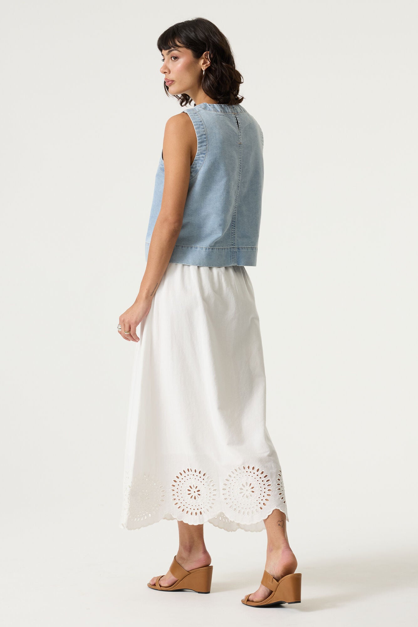 Garcia Poppy Off-White Skirt