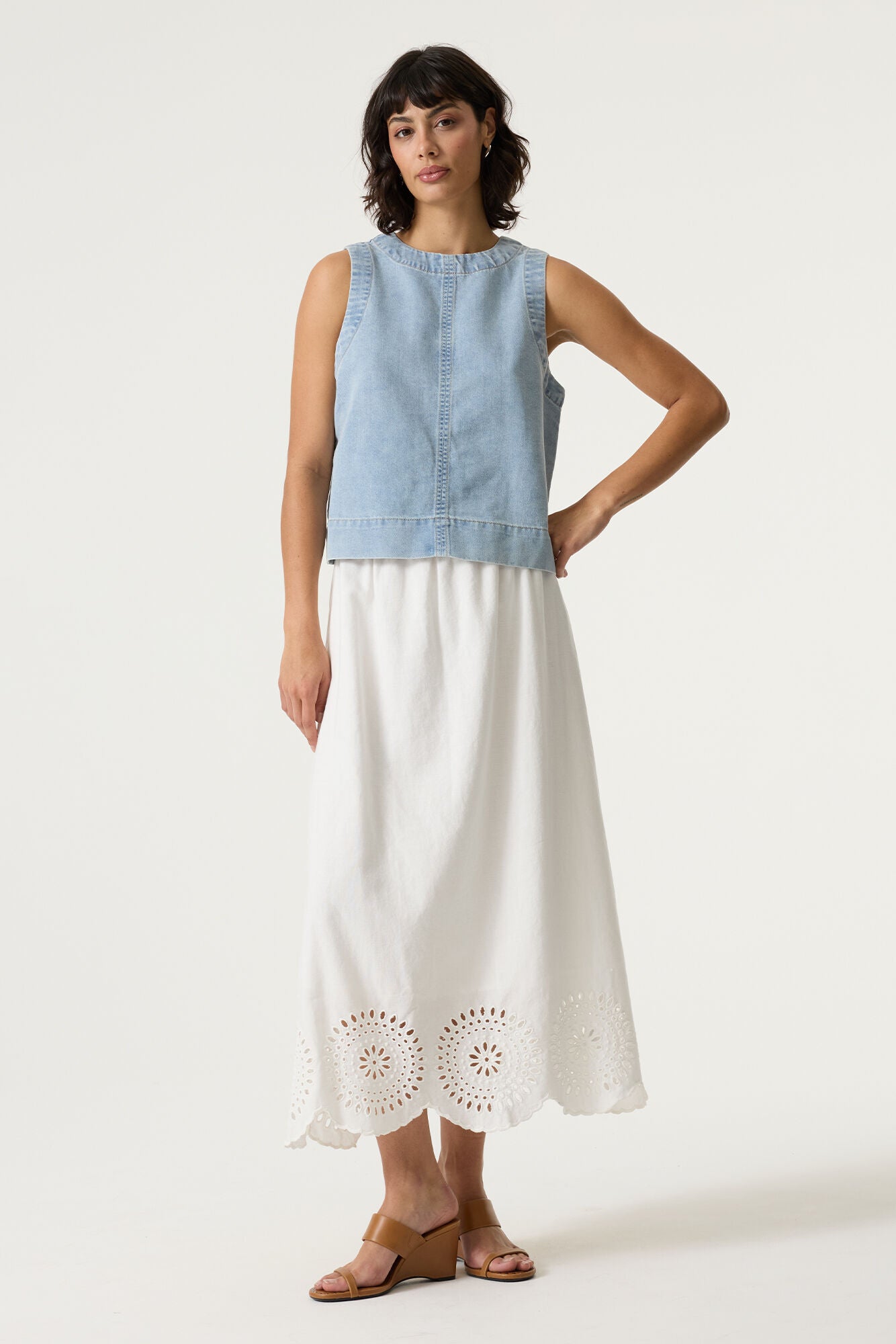 Garcia Poppy Off-White Skirt