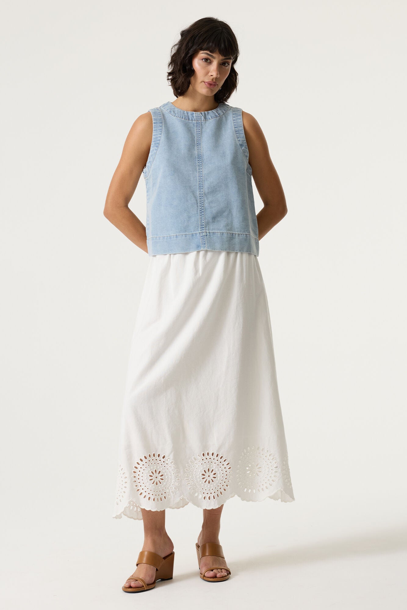 Garcia Poppy Off-White Skirt