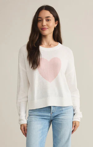 Z Supply Sienna Heart Sweater