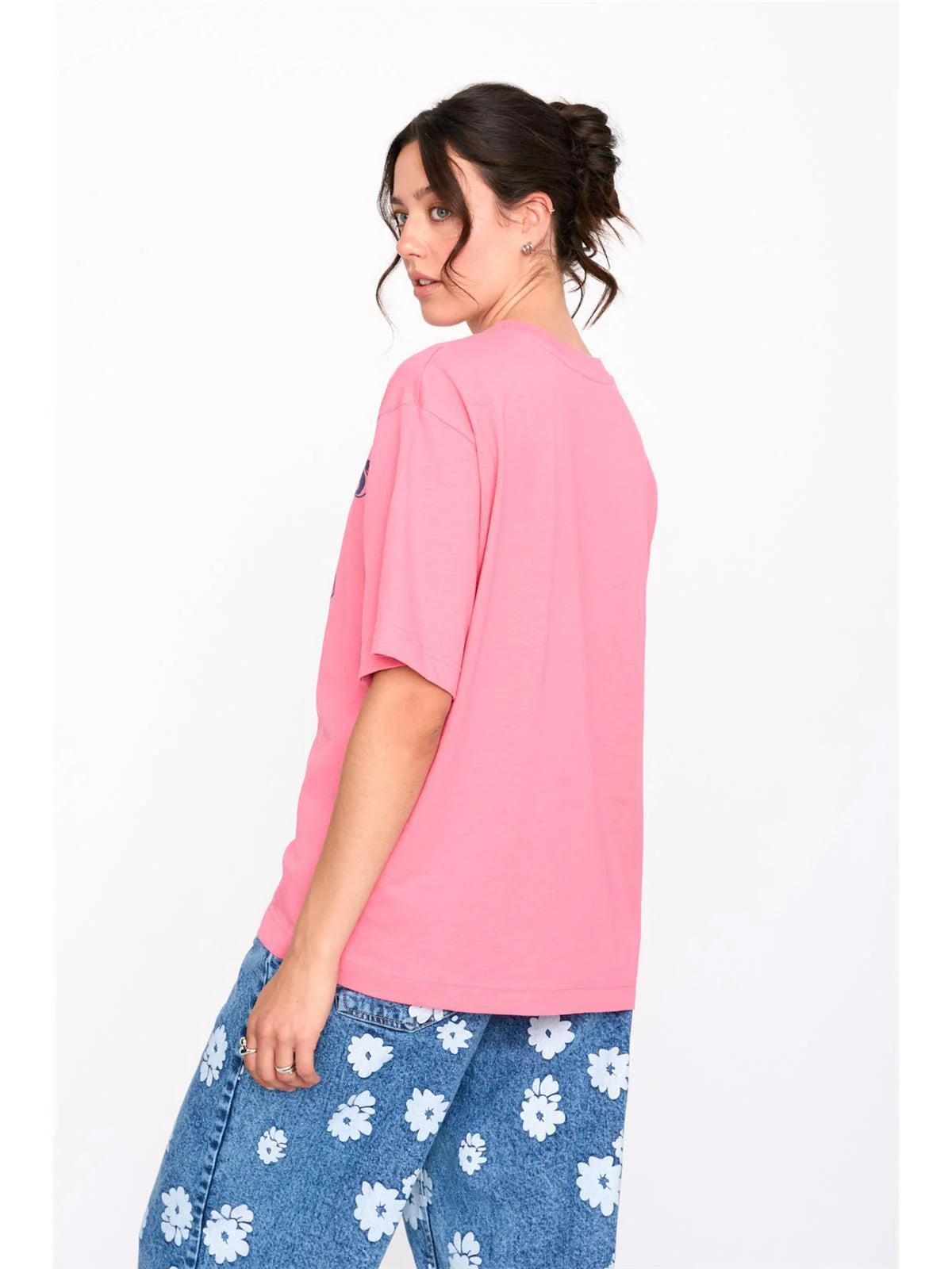 24COLOURS Pink Cotton Tee