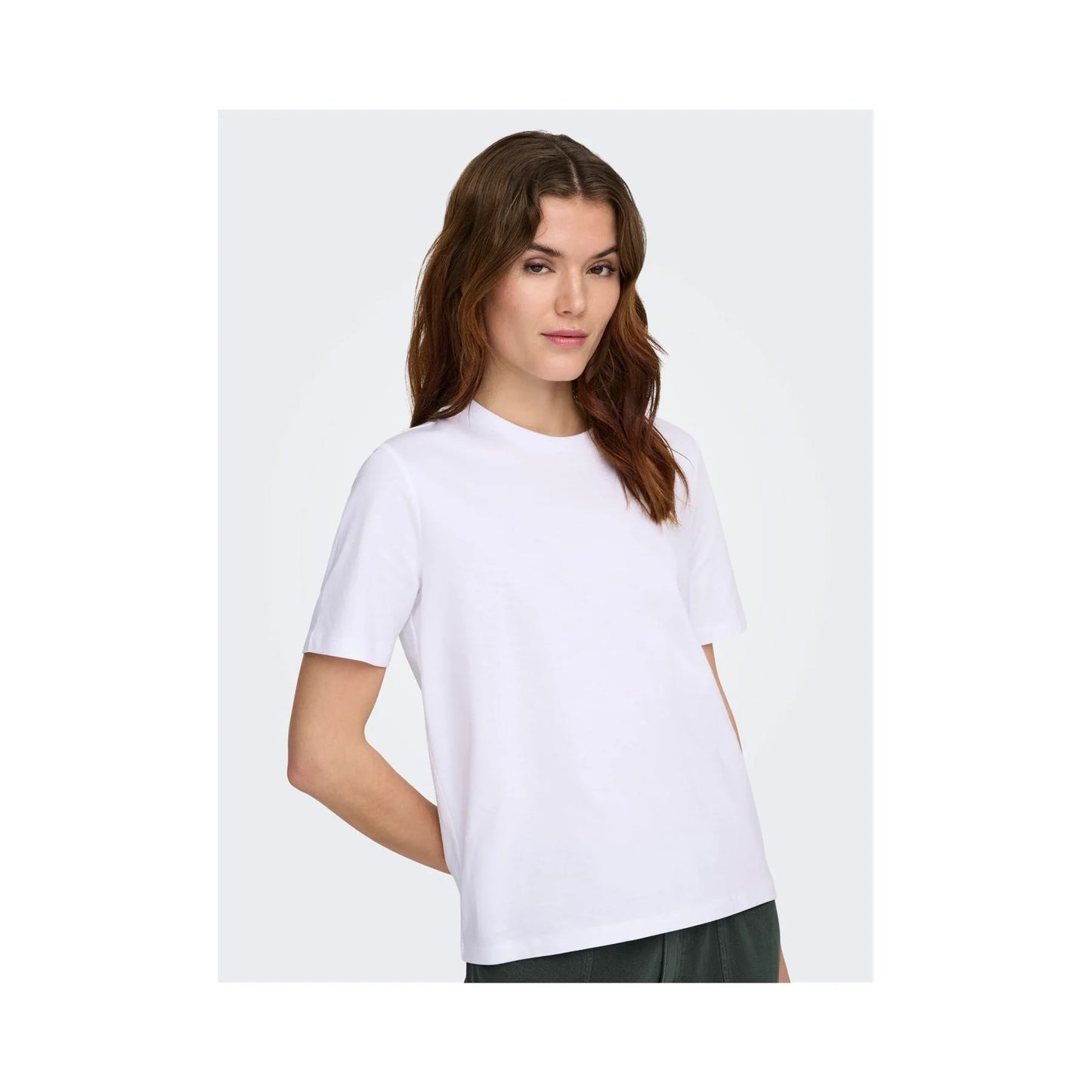 ONLY Bright White Freja Luxe Tee