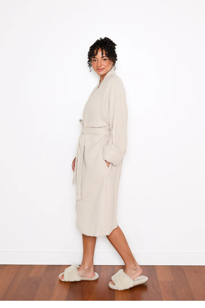 Tofino Towel Co. The Quest Robe- Beige