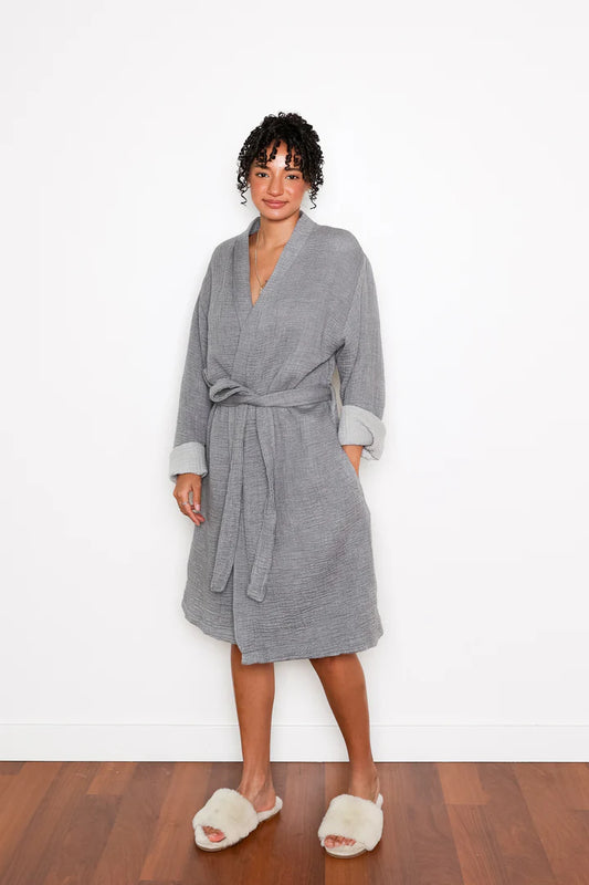 Tofino Towel Co. The Quest Robe- Grey