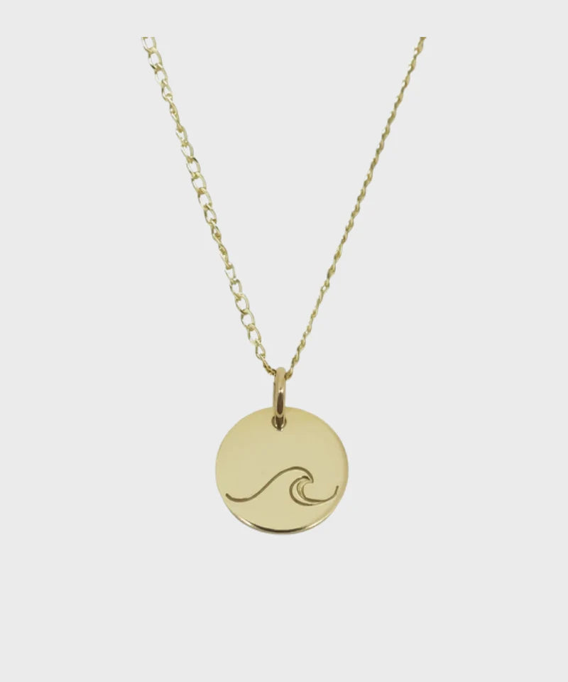 Hart & Stone Gold Swell Charm Necklace