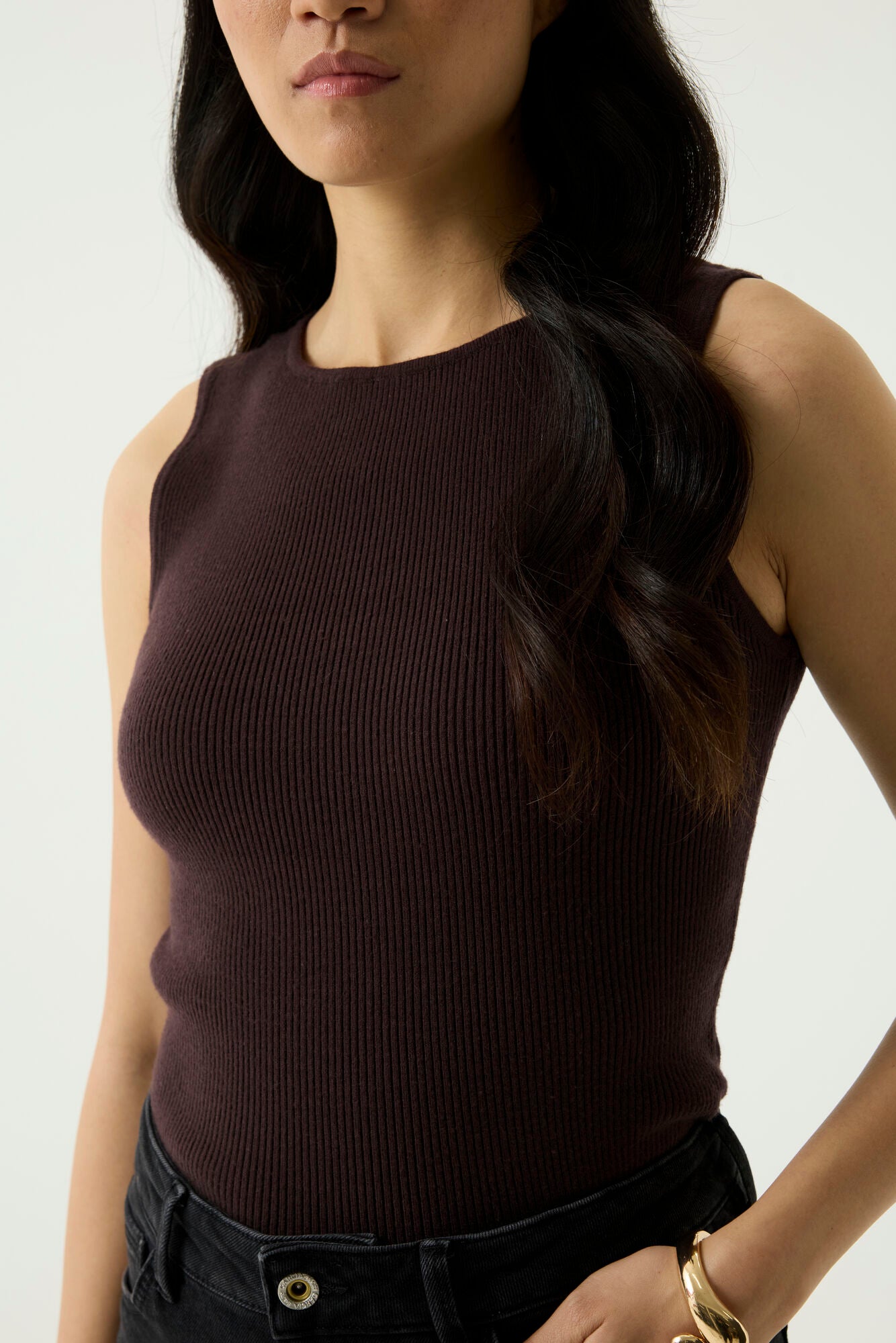 Garcia Astrid Brown Top