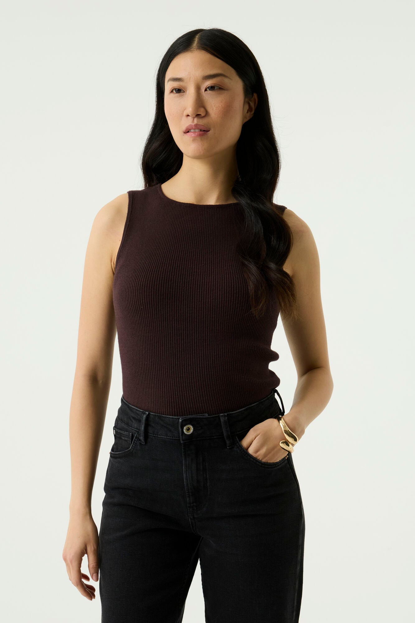 Garcia Astrid Brown Top