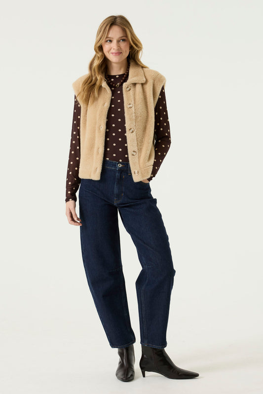 Garcia Faye Beige Vest