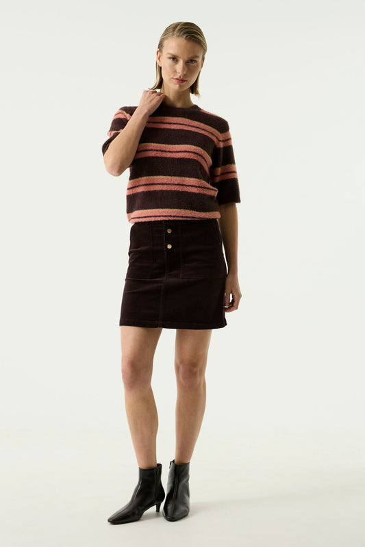 Garcia Sadie Brown Corduroy Skirt