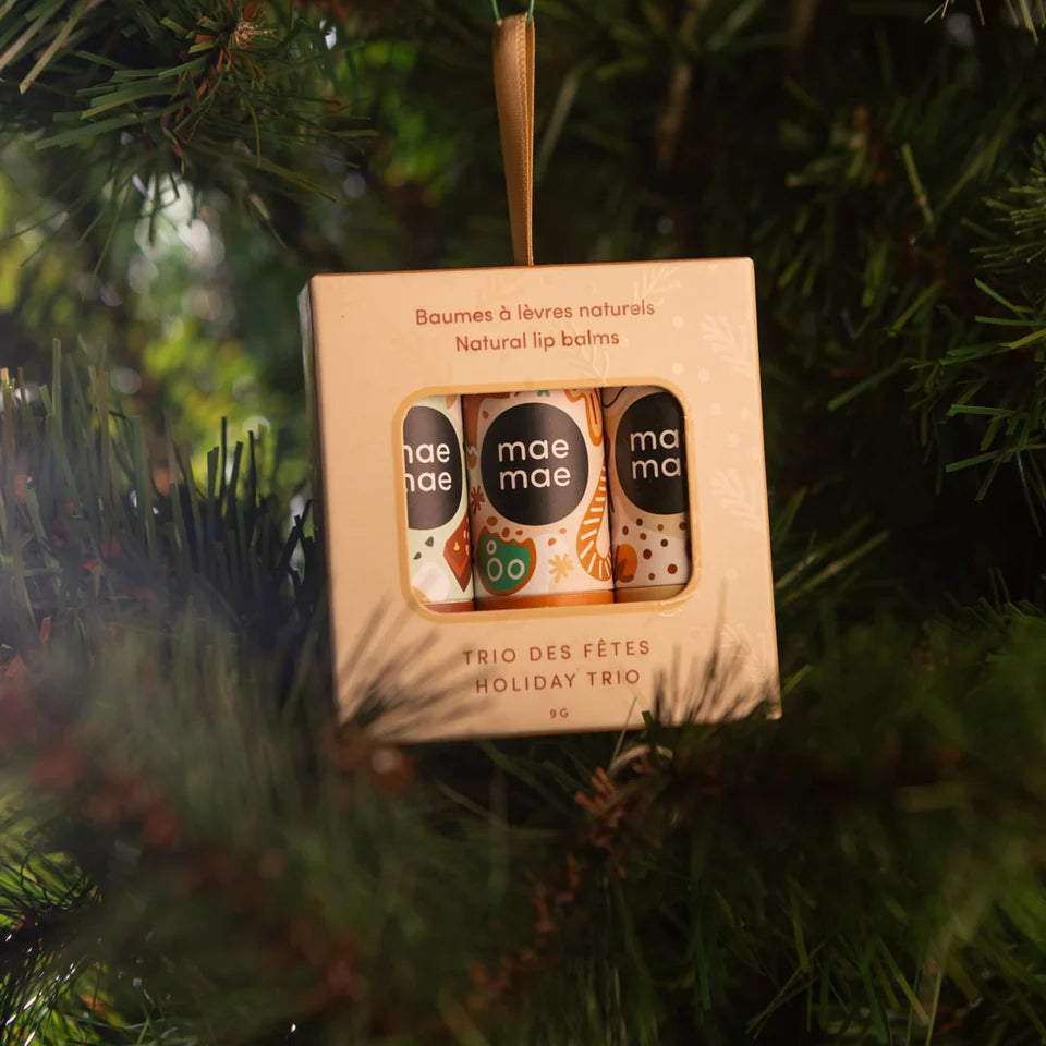 Maemae Holiday Lip Balm Trio