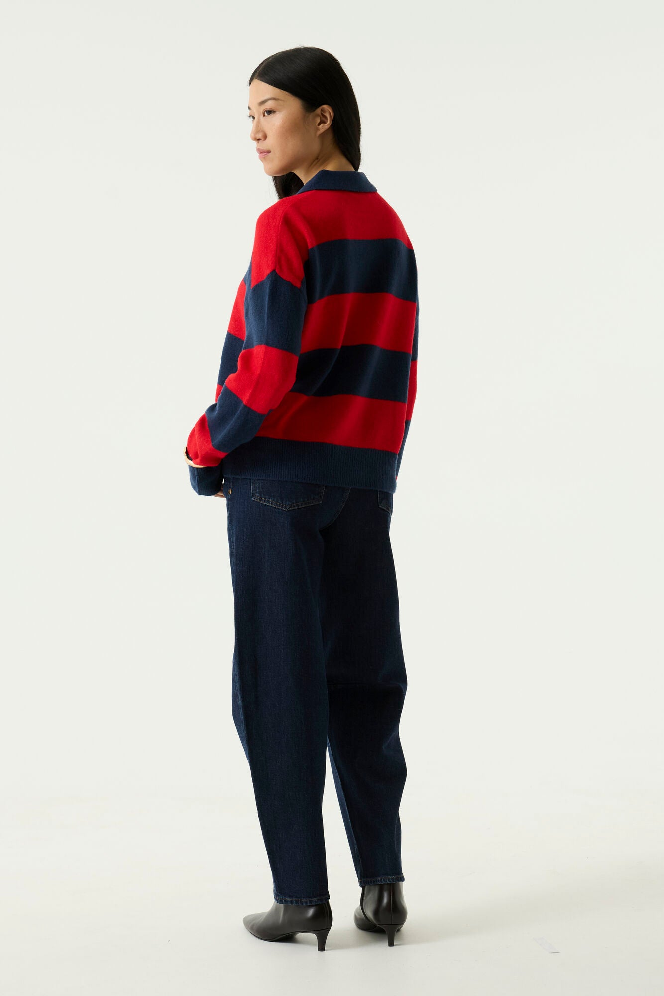 Garcia Striped Polo Sweater