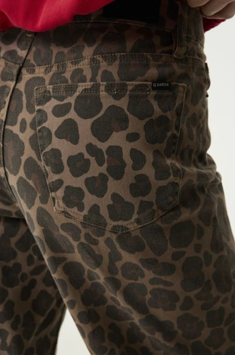 Garcia Chyla Leopard Barrel Jeans