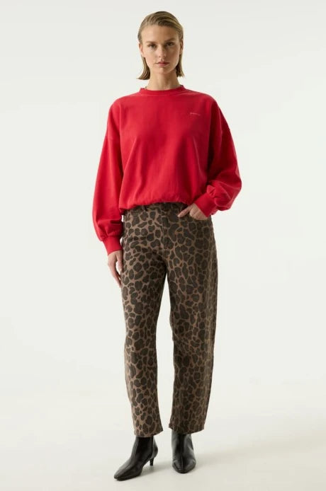 Garcia Chyla Leopard Barrel Jeans