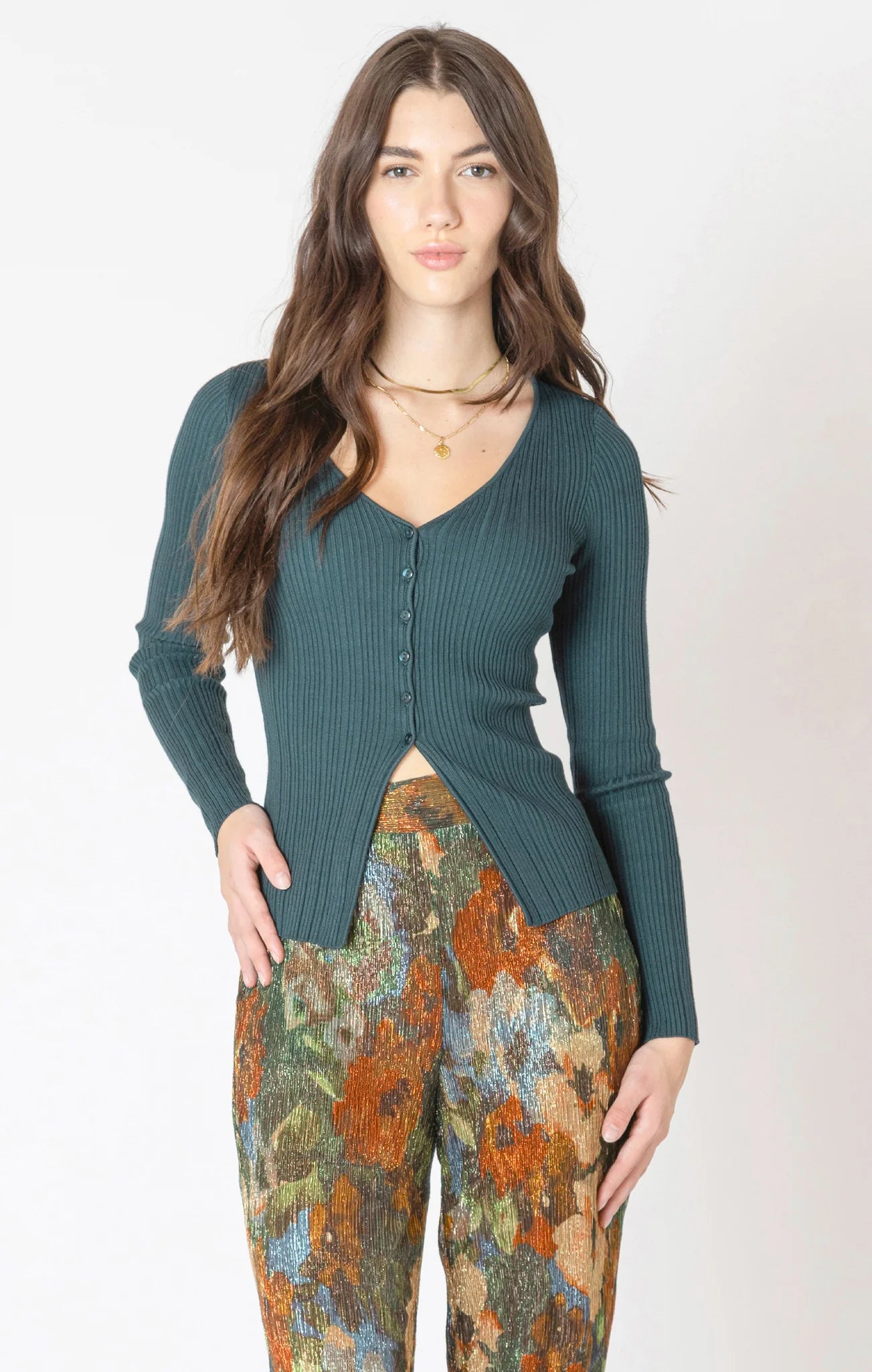 Dex Flyaway Ribbed Sweater