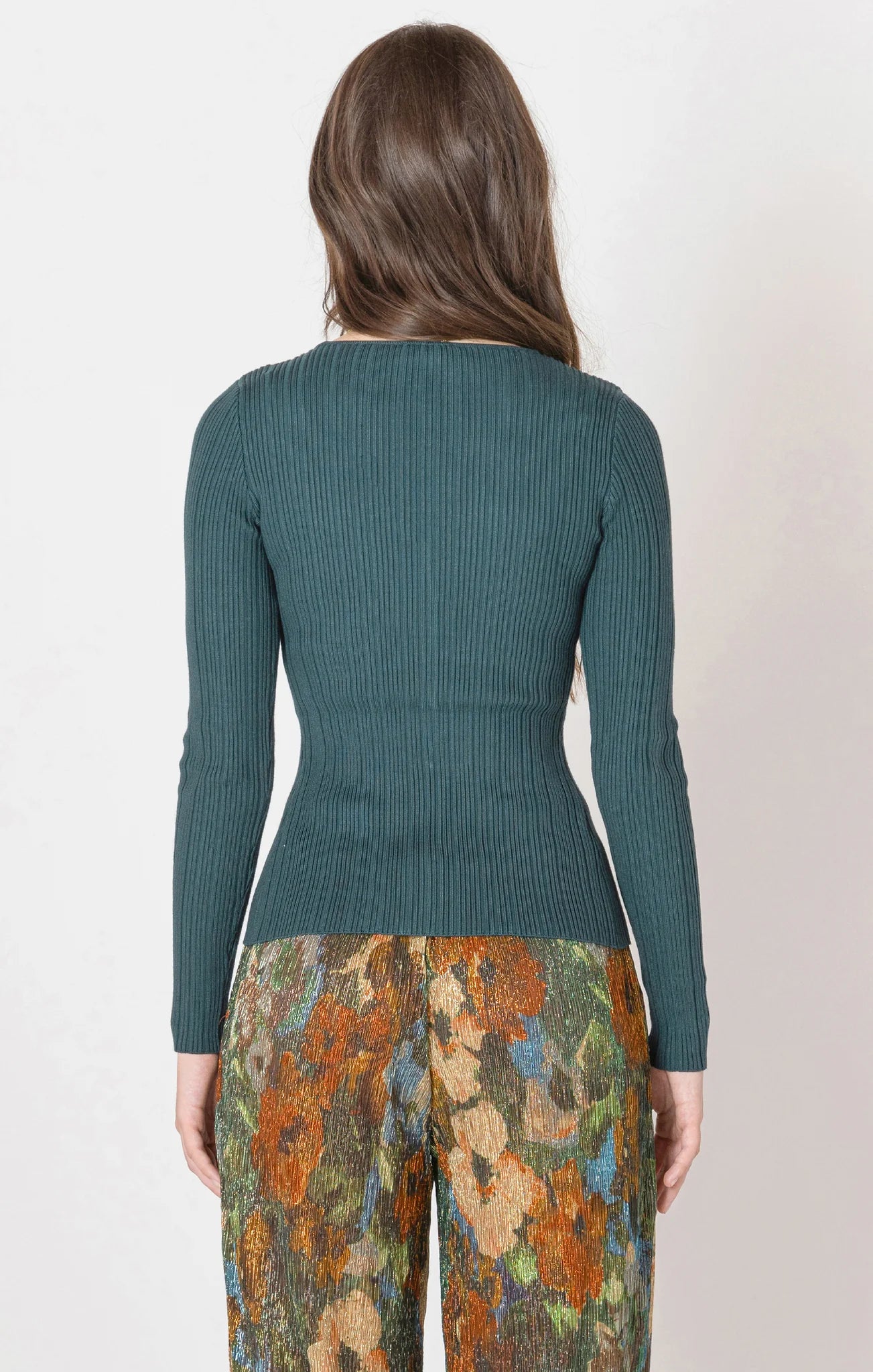 Dex Flyaway Ribbed Sweater