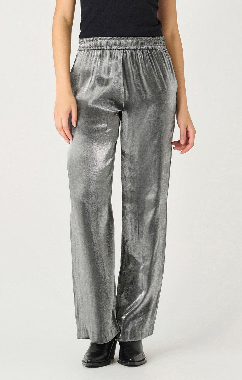 Dex Pewter Pull On Shimmer Pant