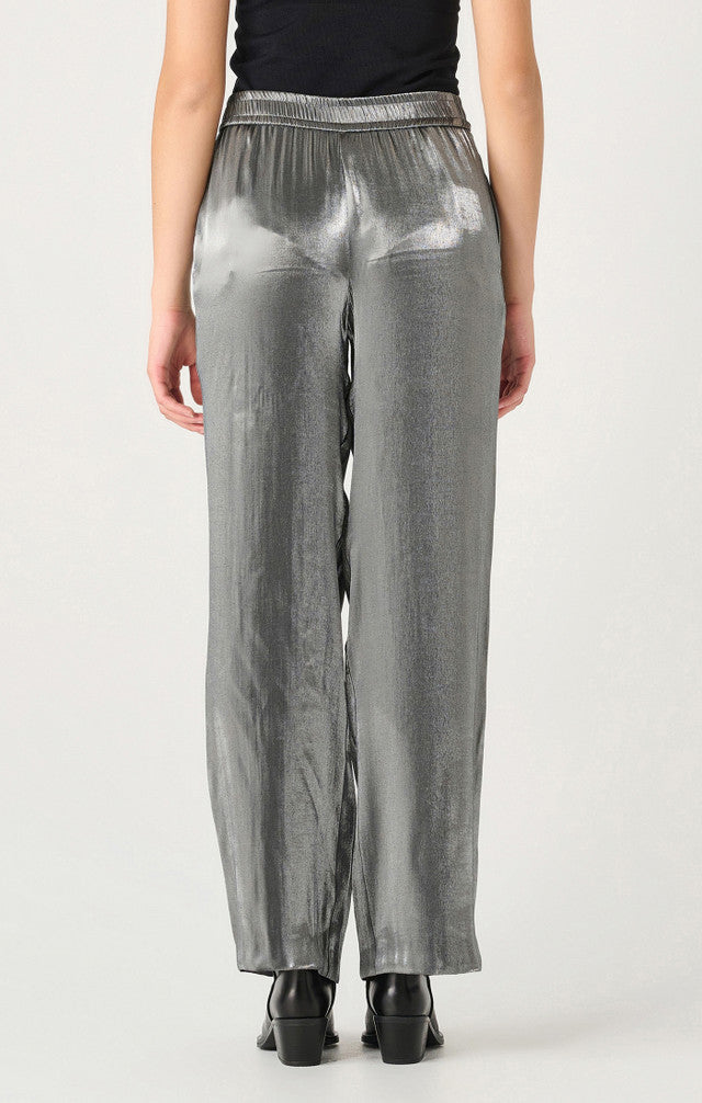 Dex Pewter Pull On Shimmer Pant