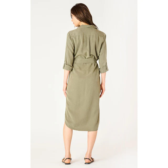 Dex Belted Utility Midi Dress