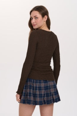 24COLOURS 12561 Brown Shirt