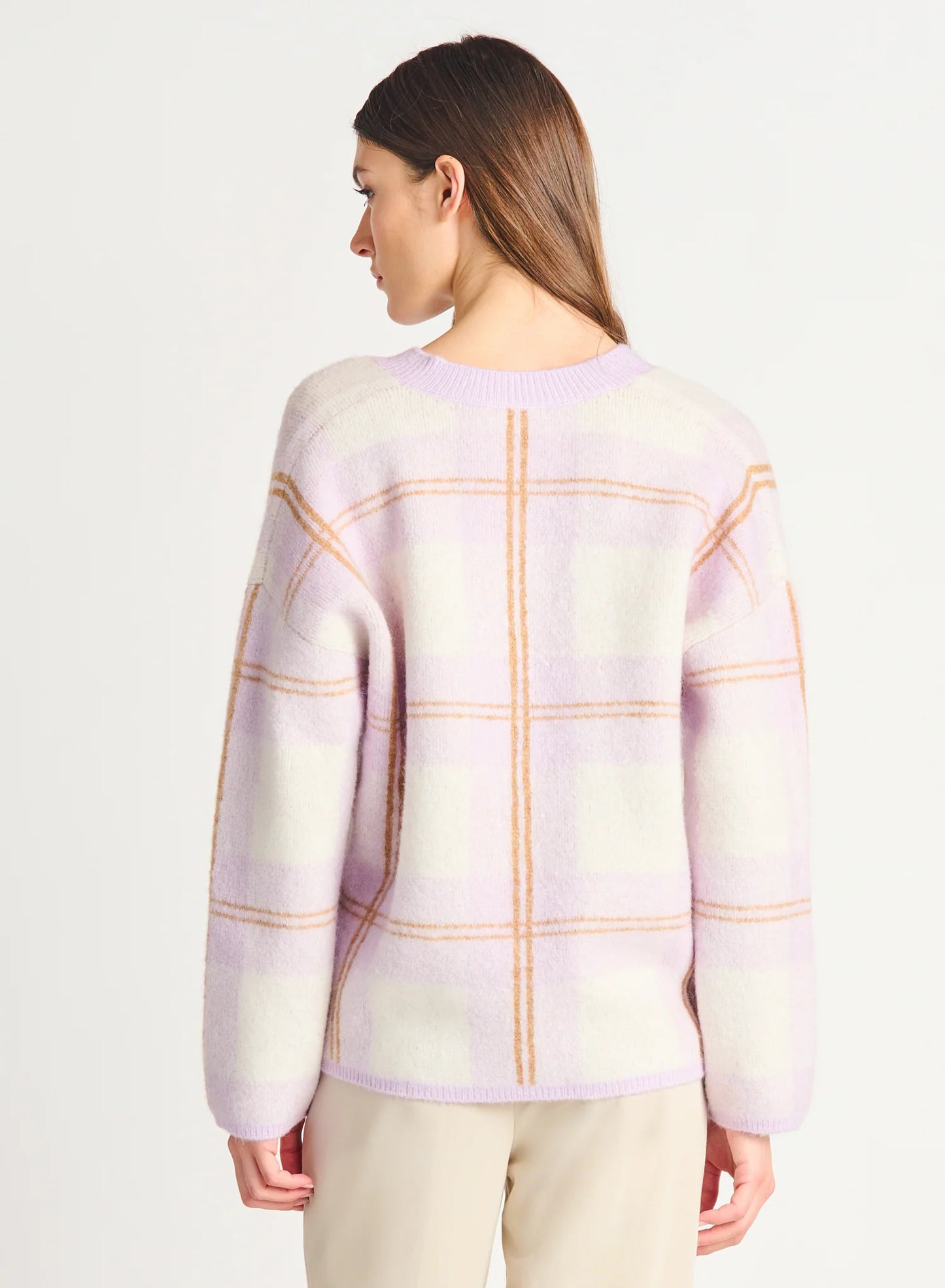 Dex Colorful Plaid Sweater