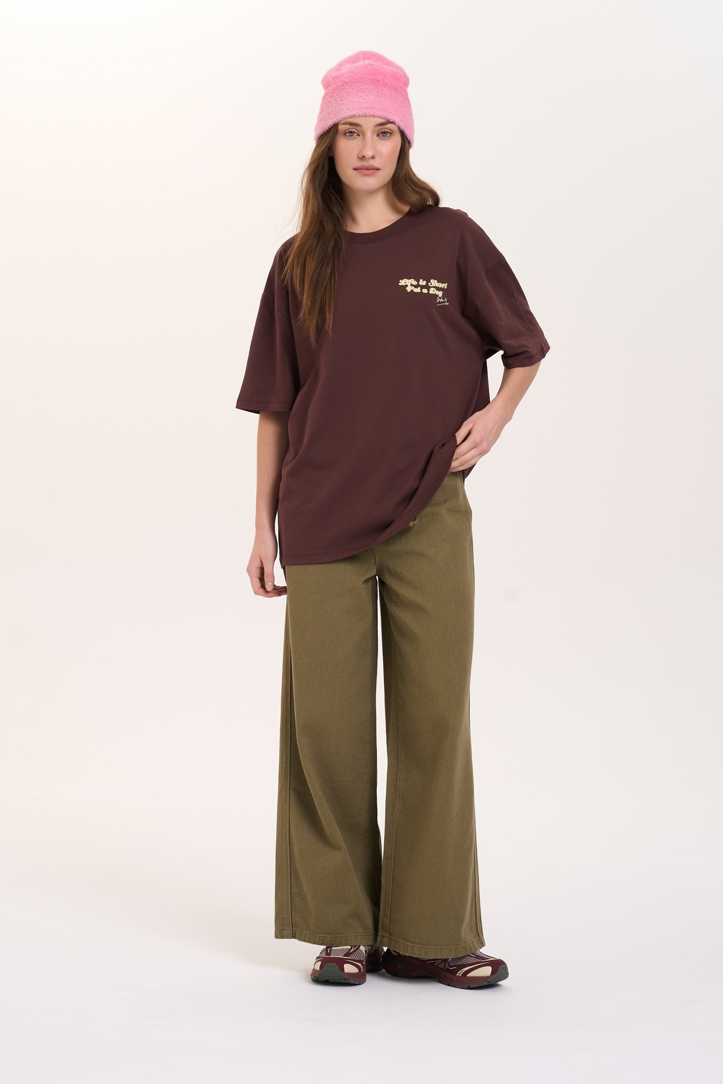 24COLOURS 12563B Brown Tee