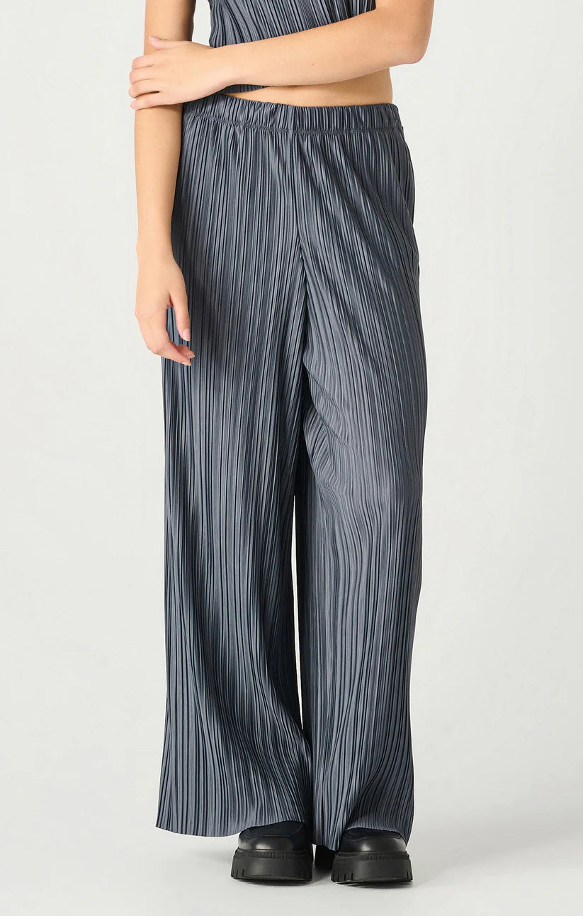 Dex Slate Pull On Pleated Pants