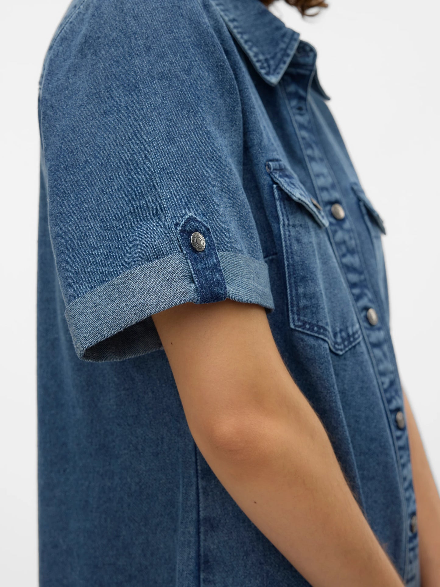 Vero Moda Medium Blue Jennie Denim Dress