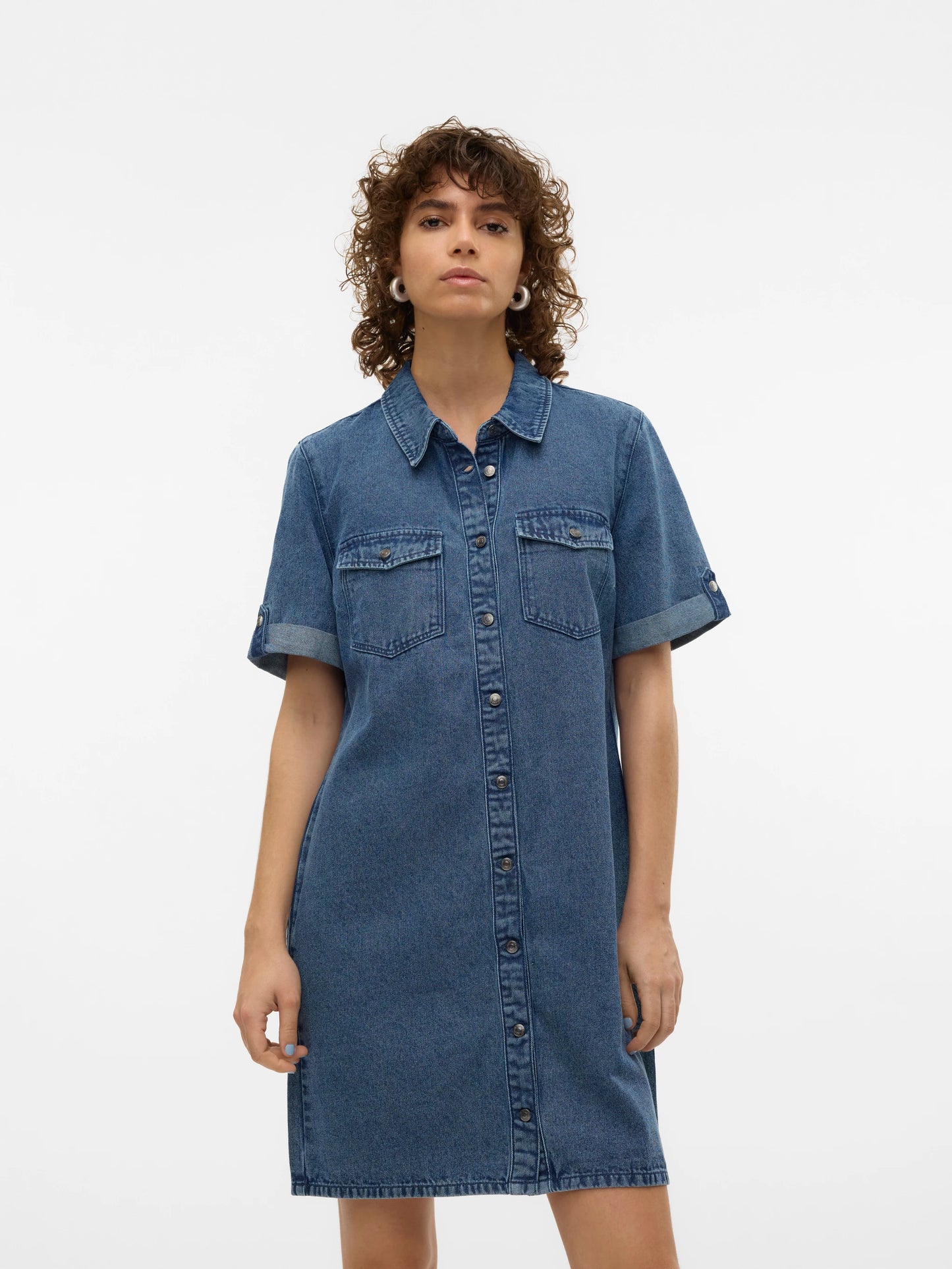 Vero Moda Medium Blue Jennie Denim Dress