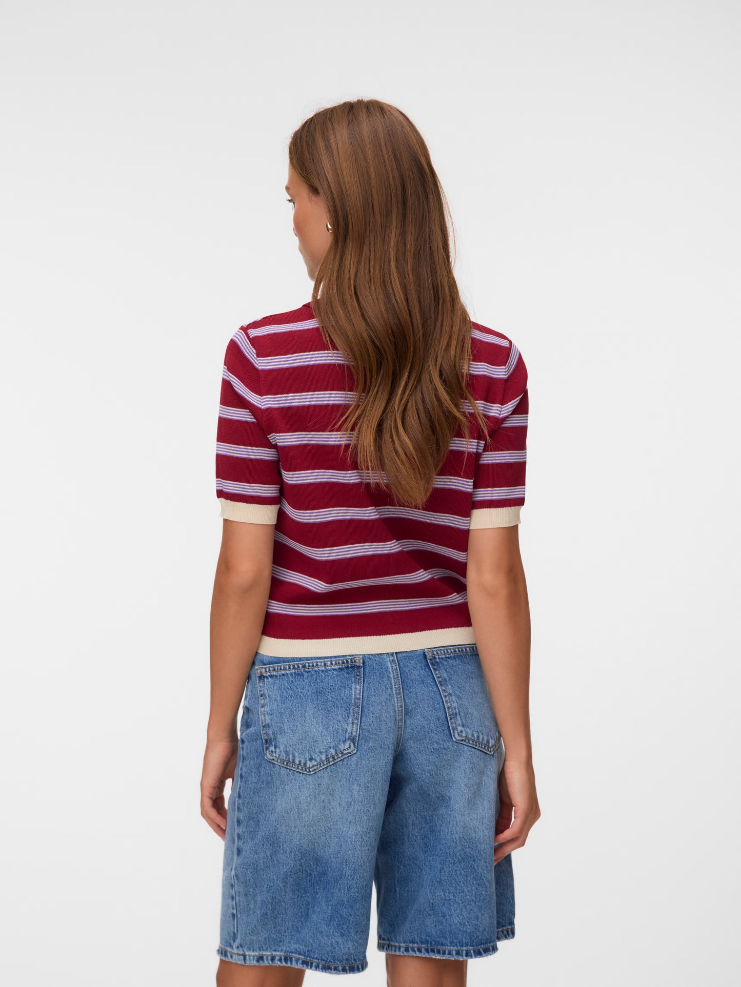 Vero Moda Biking Red Music Knit Cardigan