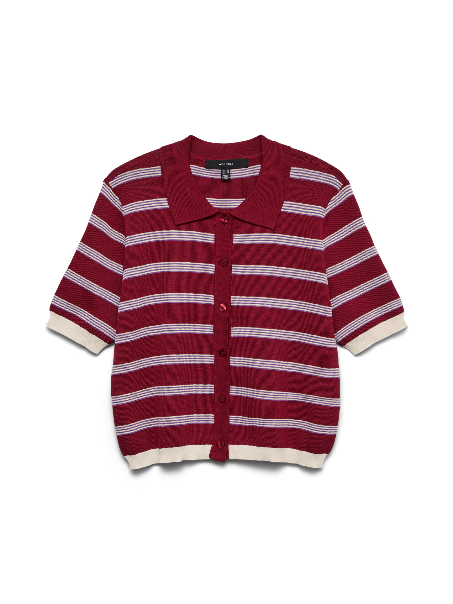 Vero Moda Biking Red Music Knit Cardigan