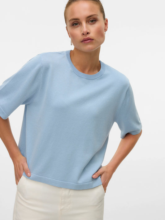 Vero Moda Cashmere Blue Silje Knitted Pullover