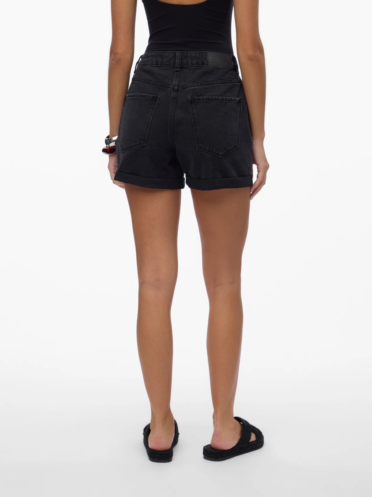 Vero Moda Black Zuri Denim Shorts