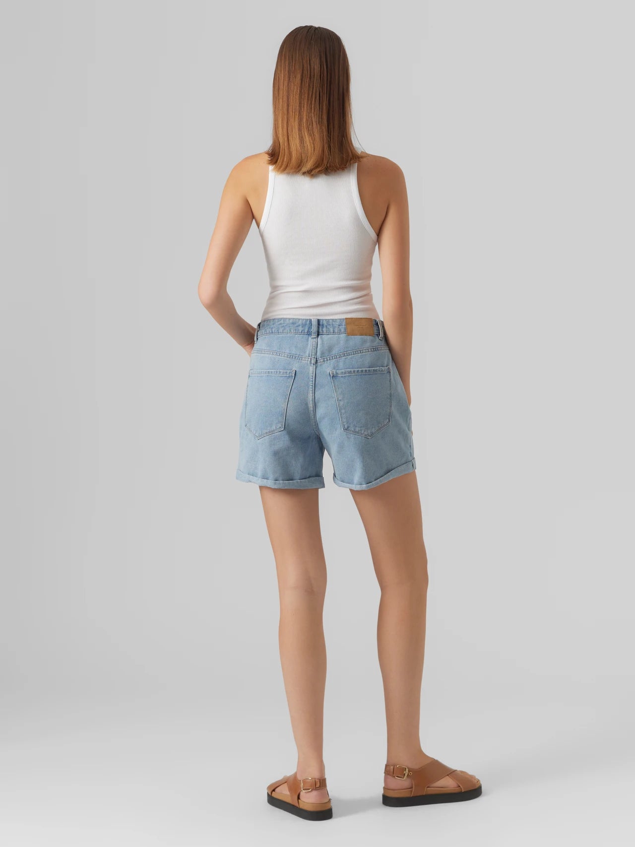 Vero Moda Light Blue Zuri Denim Shorts