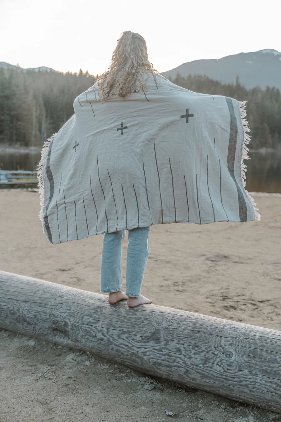 Tofino Towel Co. The Alps Fleece Throw