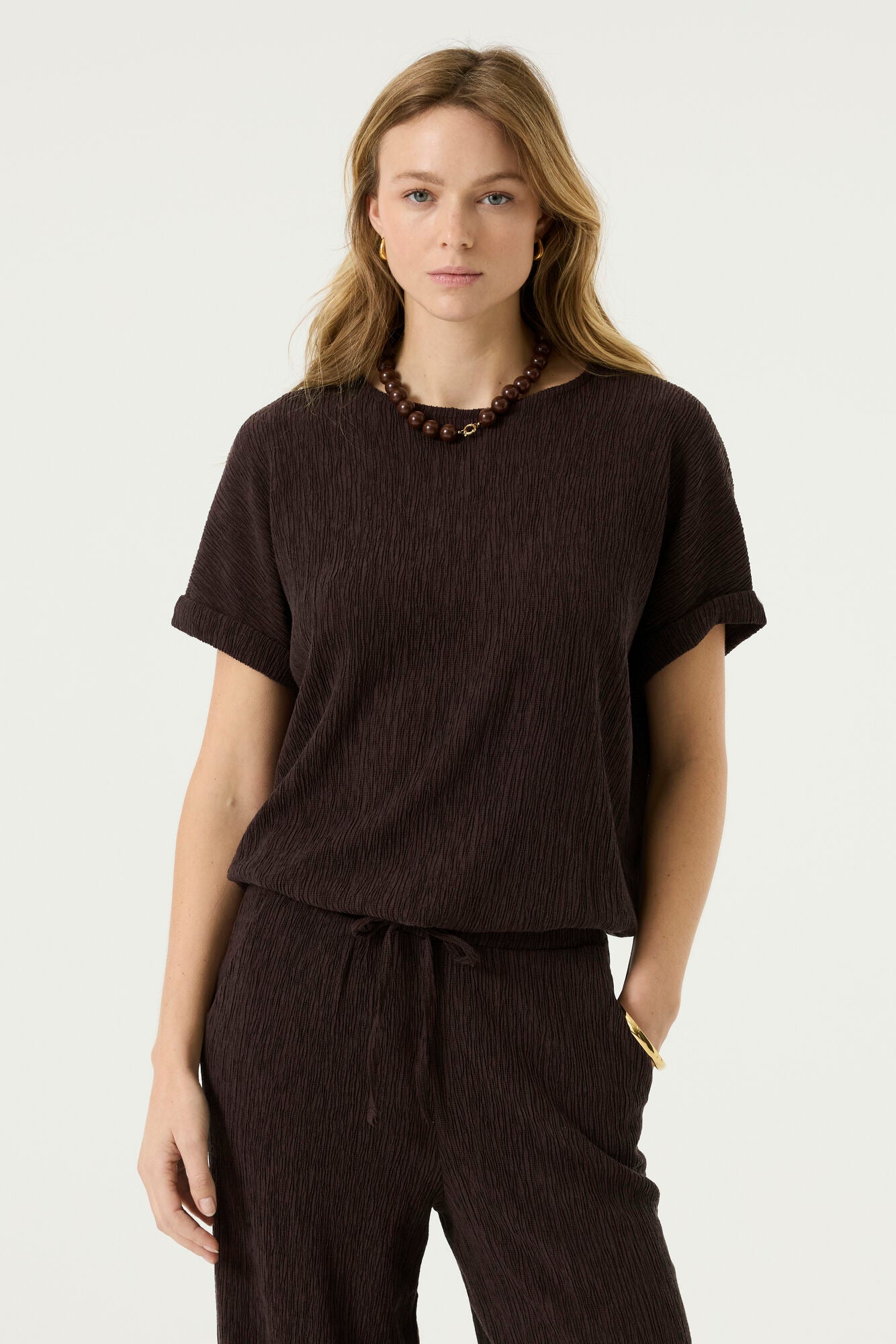 Garcia Gia Brown T-Shirt