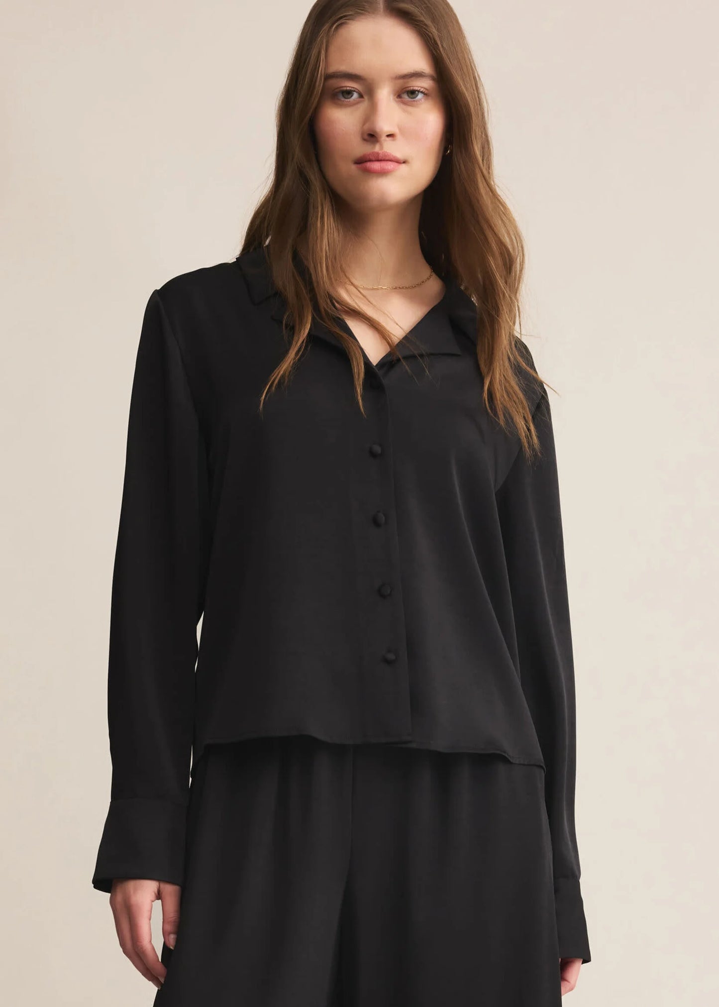 Z Supply Ana Satin Top