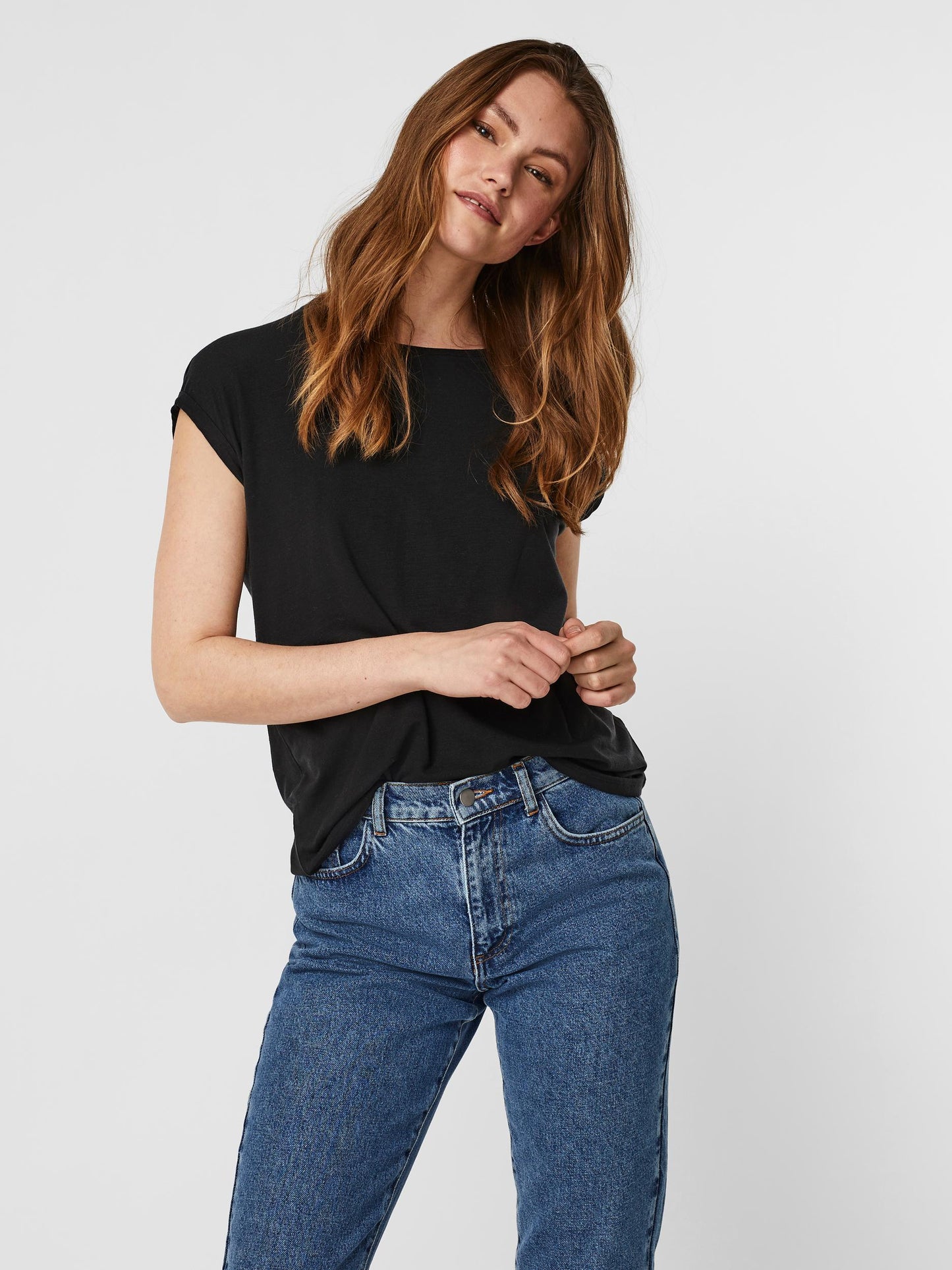 Vero Moda Black Ava Tee