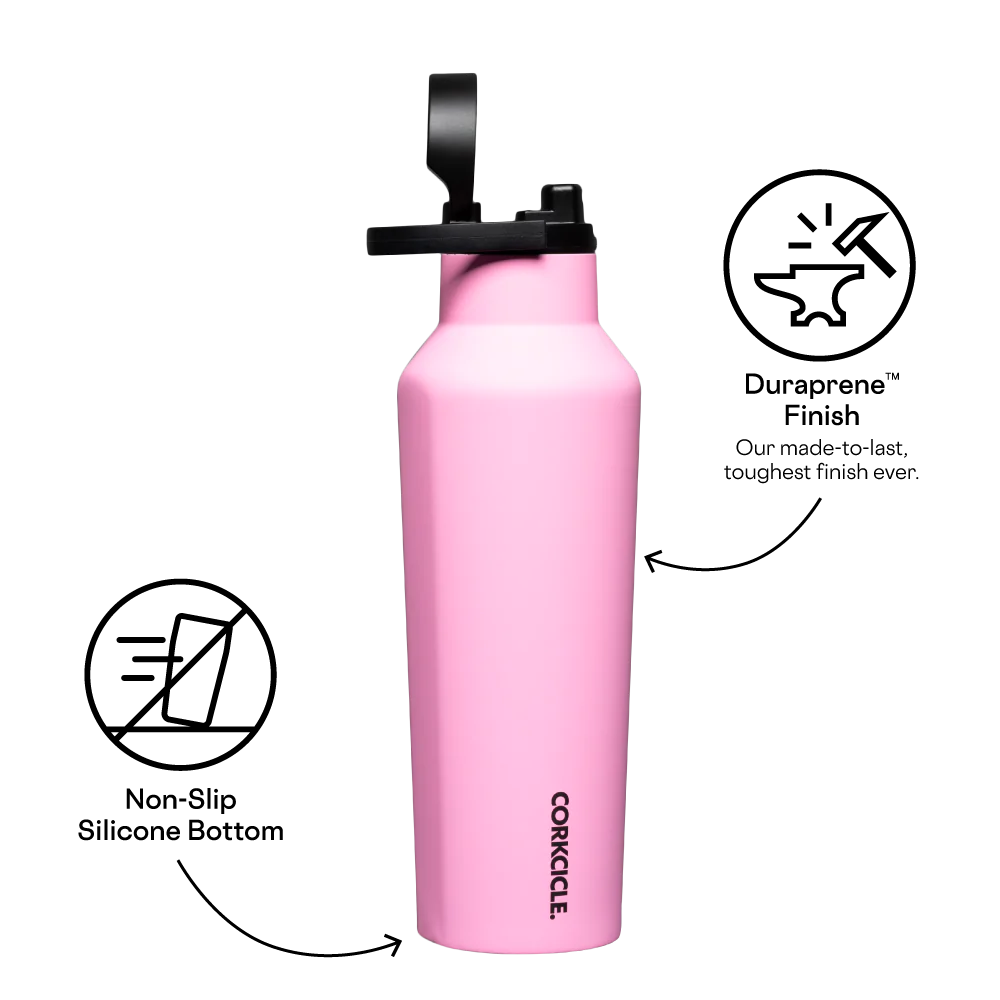 Corkcicle 20oz Sun- Soaked Pink Sport Canteen