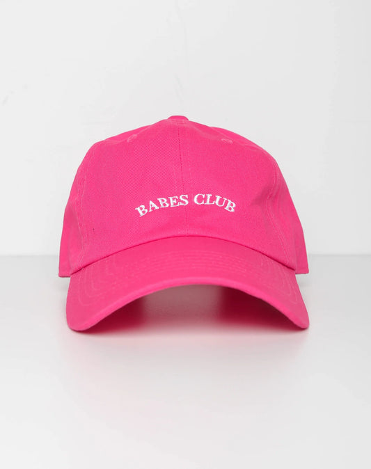 Brunette the Label The "BABES CLUB" Baseball Cap | Fuchsia