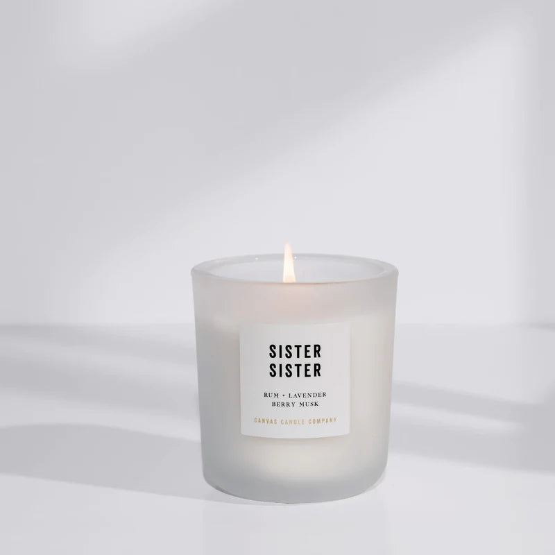 Canvas Candle Co- Sister Sister