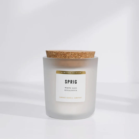 Canvas Candle Co- Sprig